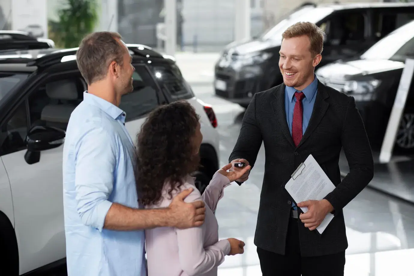 imgi_81_happy couple car showroom dealership_23 2149117138